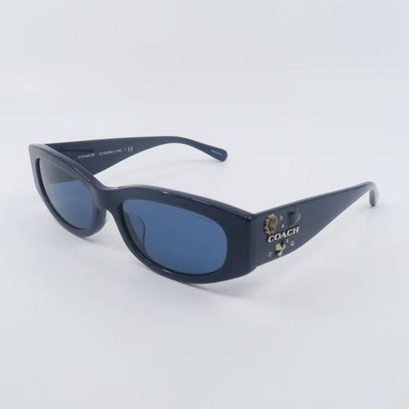 COACH HC8302BU 5480/55 New Dark Navy/Navy Authentic Women's Sunglasses - Picture 3 of 9